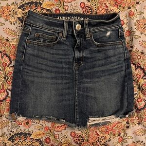 American Eagle 00 denim skirt